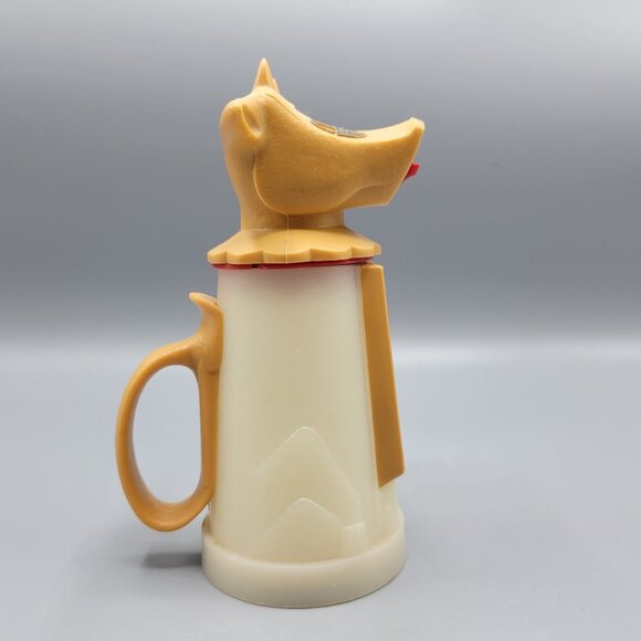 Vintage Whirley Moo-Cow Creamer Dispenser Beige & Brown Plastic Farmhouse Decor - Picture 4 of 16
